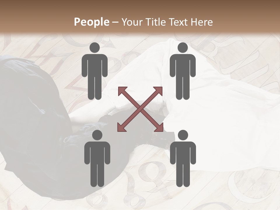 A Man And A Woman Laying On Top Of Each Other PowerPoint Template