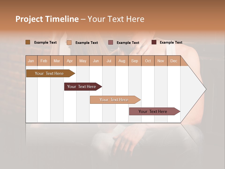 A Man And A Woman Sitting Next To Each Other PowerPoint Template