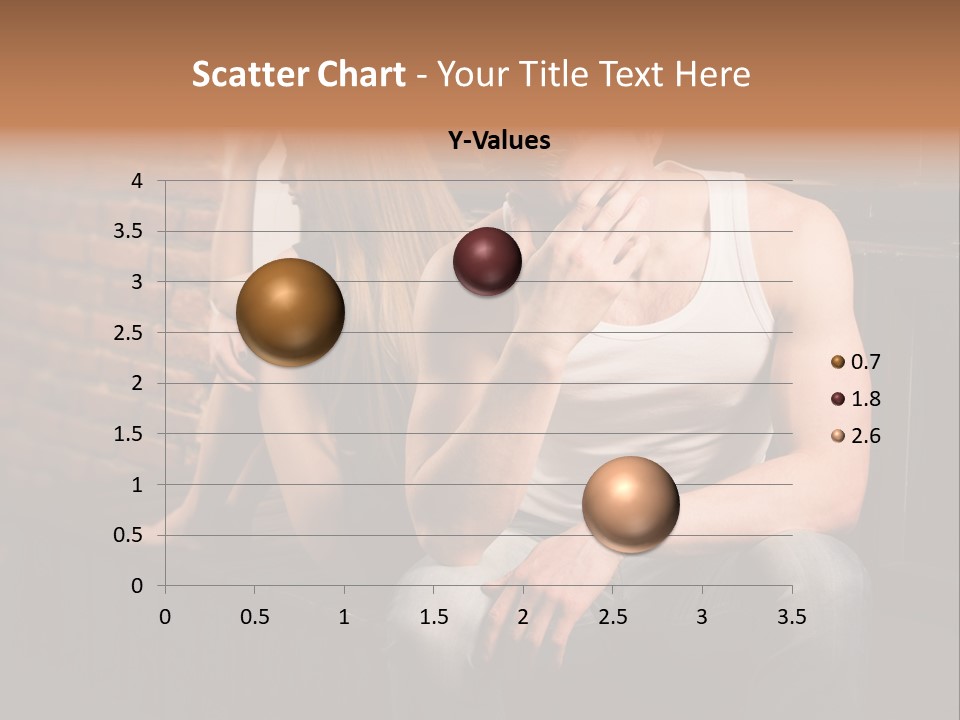A Man And A Woman Sitting Next To Each Other PowerPoint Template