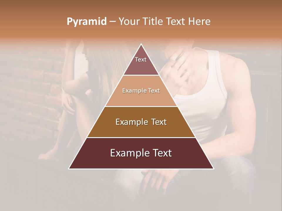 A Man And A Woman Sitting Next To Each Other PowerPoint Template