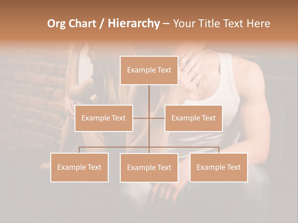 A Man And A Woman Sitting Next To Each Other PowerPoint Template