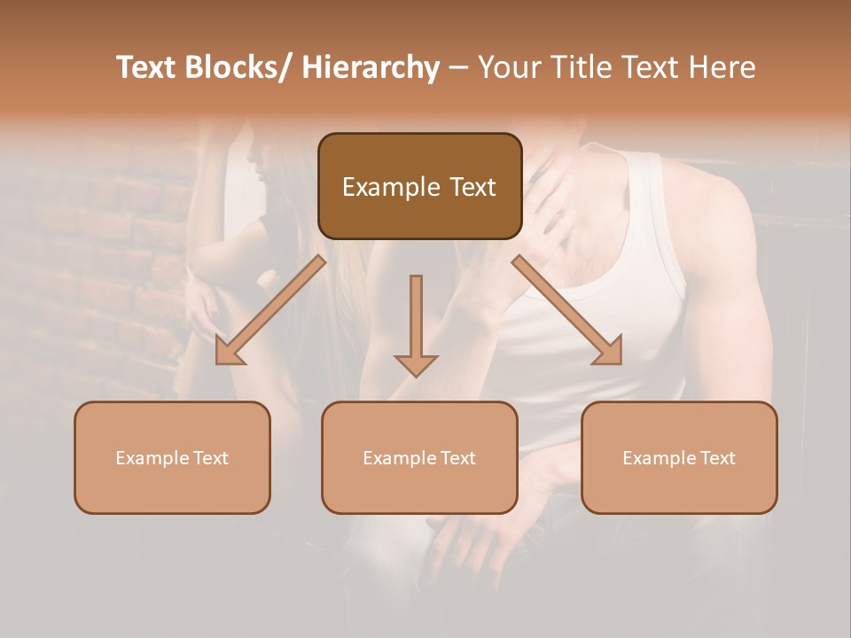 A Man And A Woman Sitting Next To Each Other PowerPoint Template