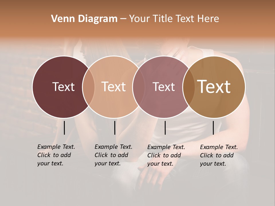 A Man And A Woman Sitting Next To Each Other PowerPoint Template
