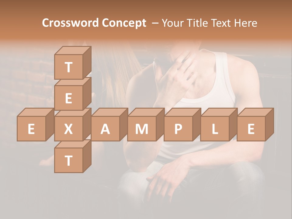 A Man And A Woman Sitting Next To Each Other PowerPoint Template