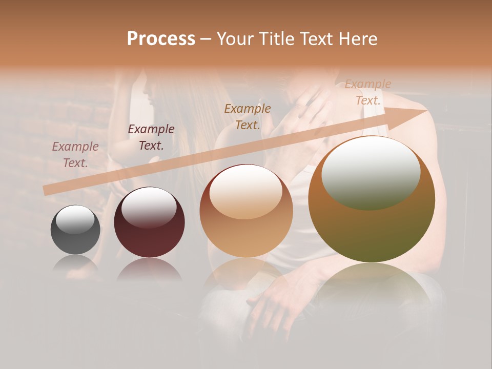 A Man And A Woman Sitting Next To Each Other PowerPoint Template