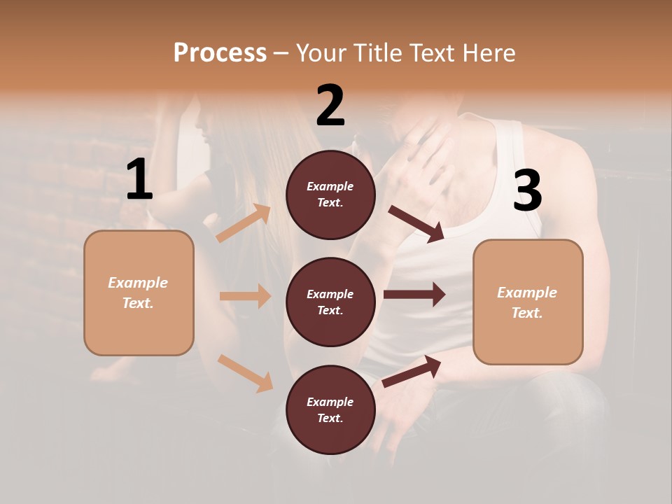 A Man And A Woman Sitting Next To Each Other PowerPoint Template