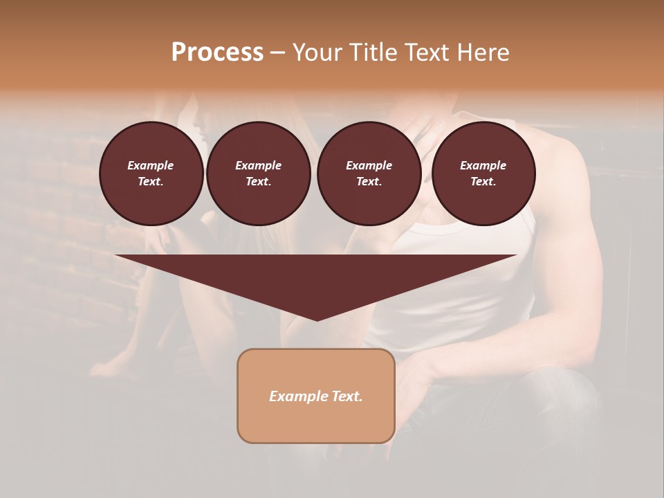 A Man And A Woman Sitting Next To Each Other PowerPoint Template