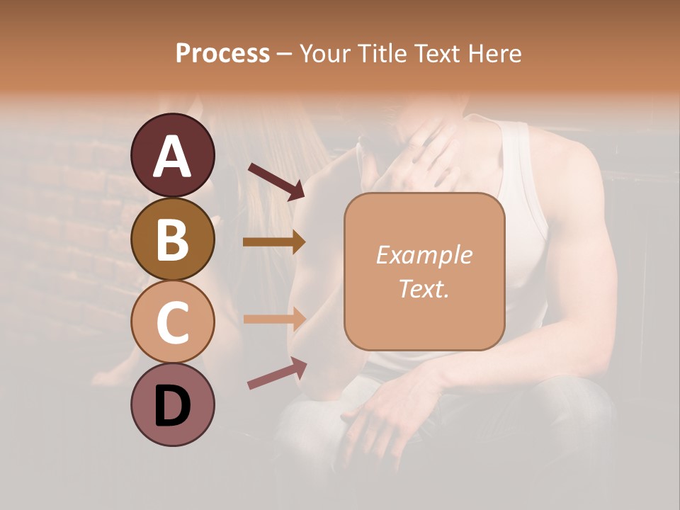 A Man And A Woman Sitting Next To Each Other PowerPoint Template