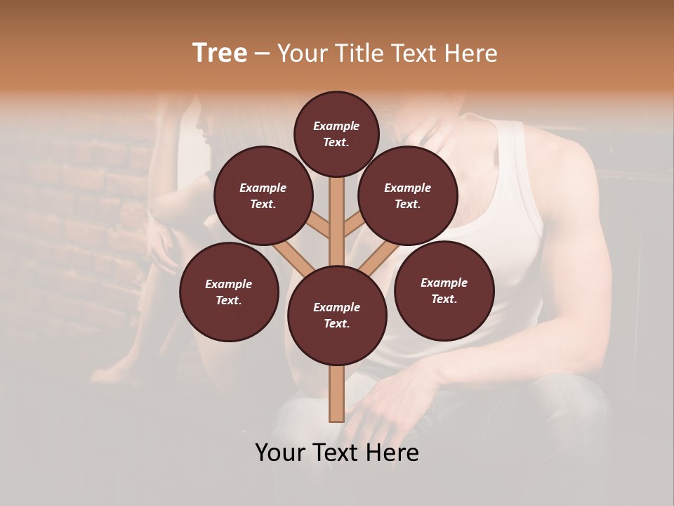 A Man And A Woman Sitting Next To Each Other PowerPoint Template