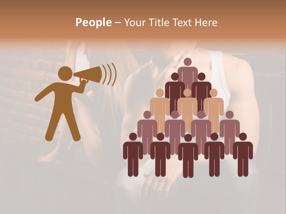 A Man And A Woman Sitting Next To Each Other PowerPoint Template