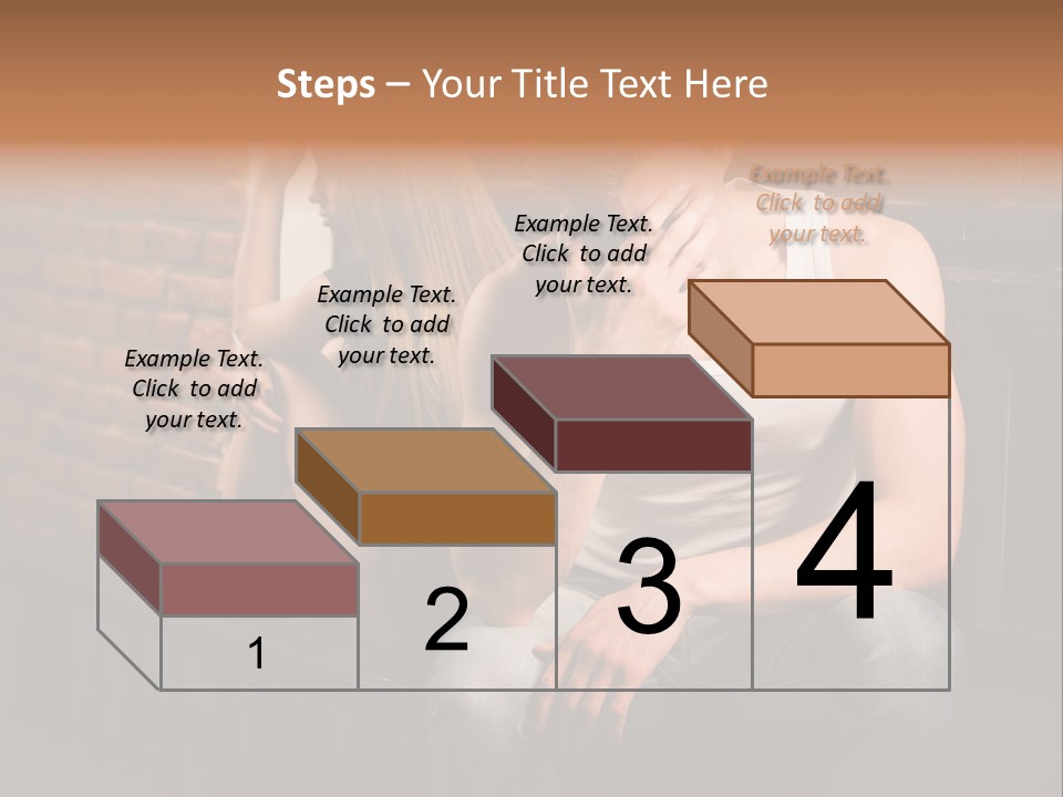 A Man And A Woman Sitting Next To Each Other PowerPoint Template