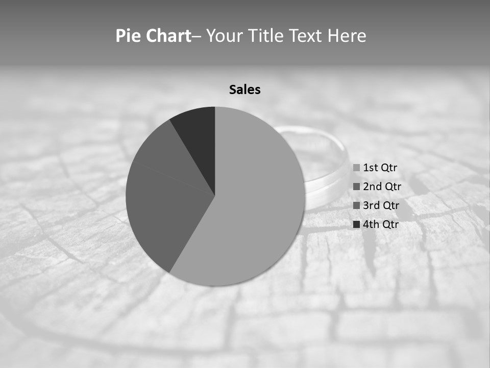 Two Wedding Rings Sitting On Top Of A Brick Floor PowerPoint Template