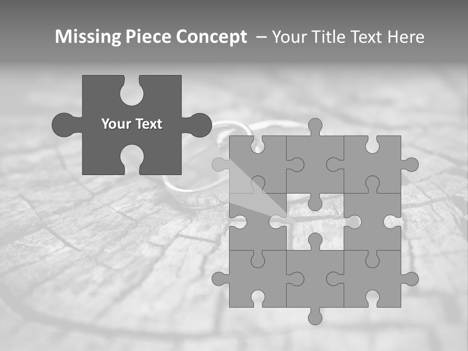 Two Wedding Rings Sitting On Top Of A Brick Floor PowerPoint Template