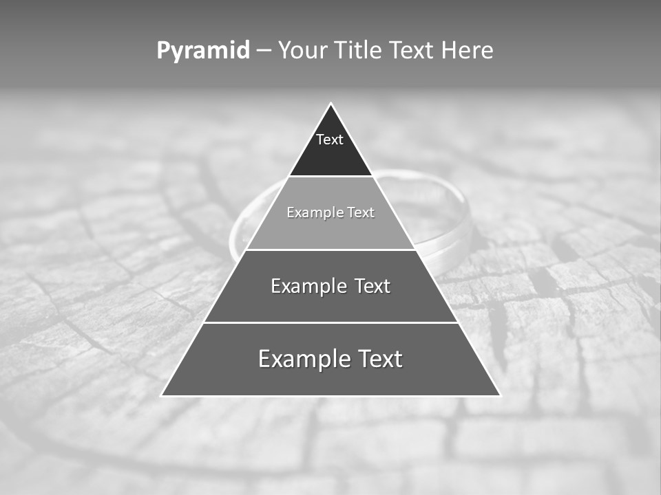 Two Wedding Rings Sitting On Top Of A Brick Floor PowerPoint Template