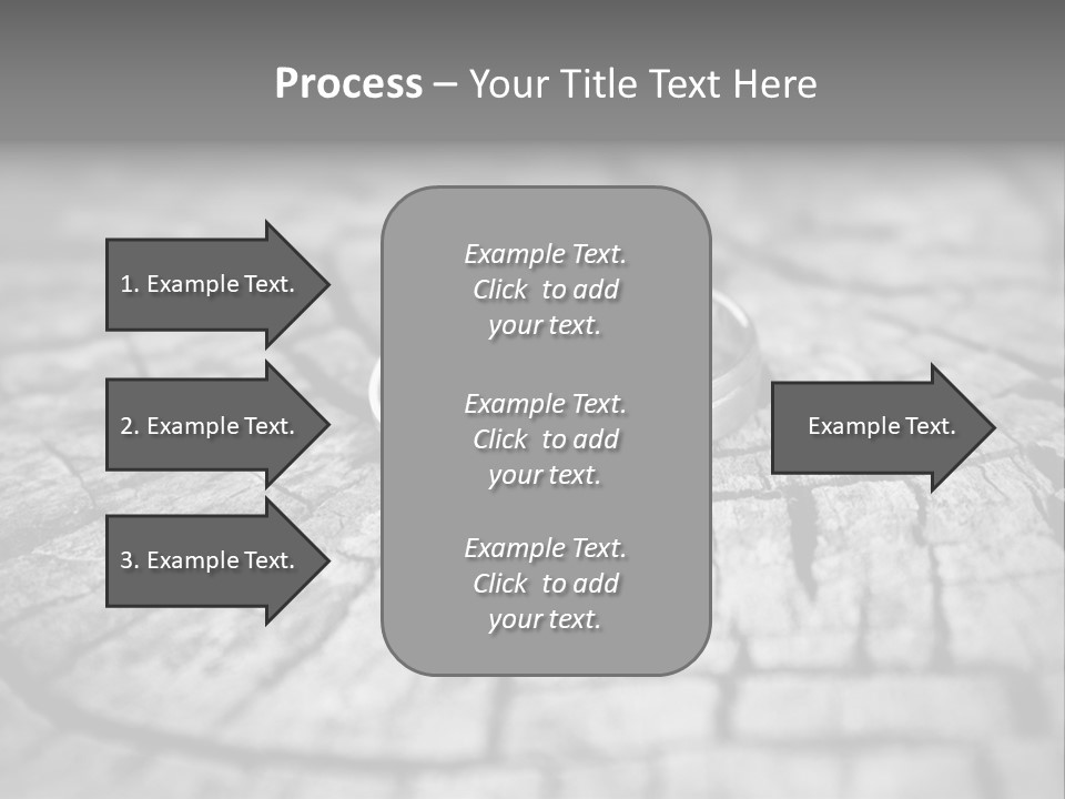 Two Wedding Rings Sitting On Top Of A Brick Floor PowerPoint Template