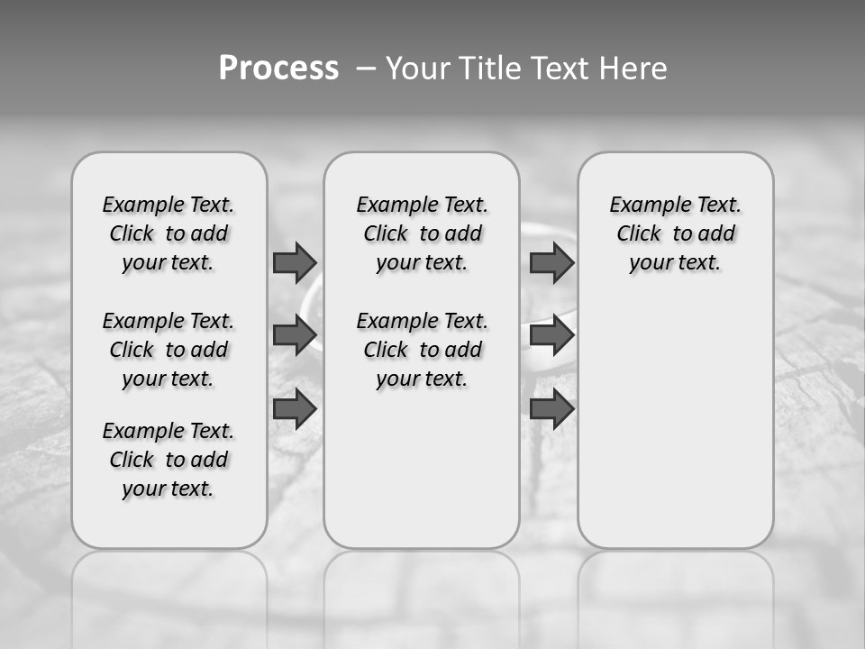 Two Wedding Rings Sitting On Top Of A Brick Floor PowerPoint Template