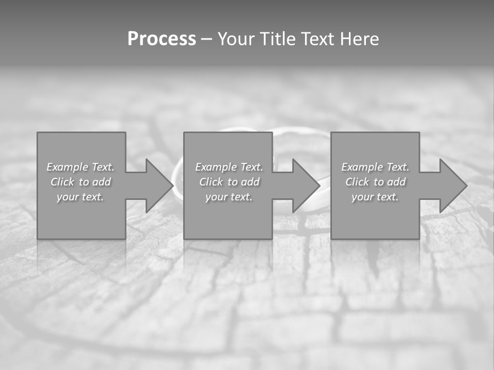 Two Wedding Rings Sitting On Top Of A Brick Floor PowerPoint Template