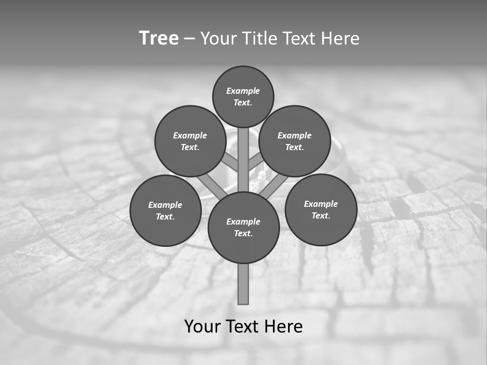 Two Wedding Rings Sitting On Top Of A Brick Floor PowerPoint Template