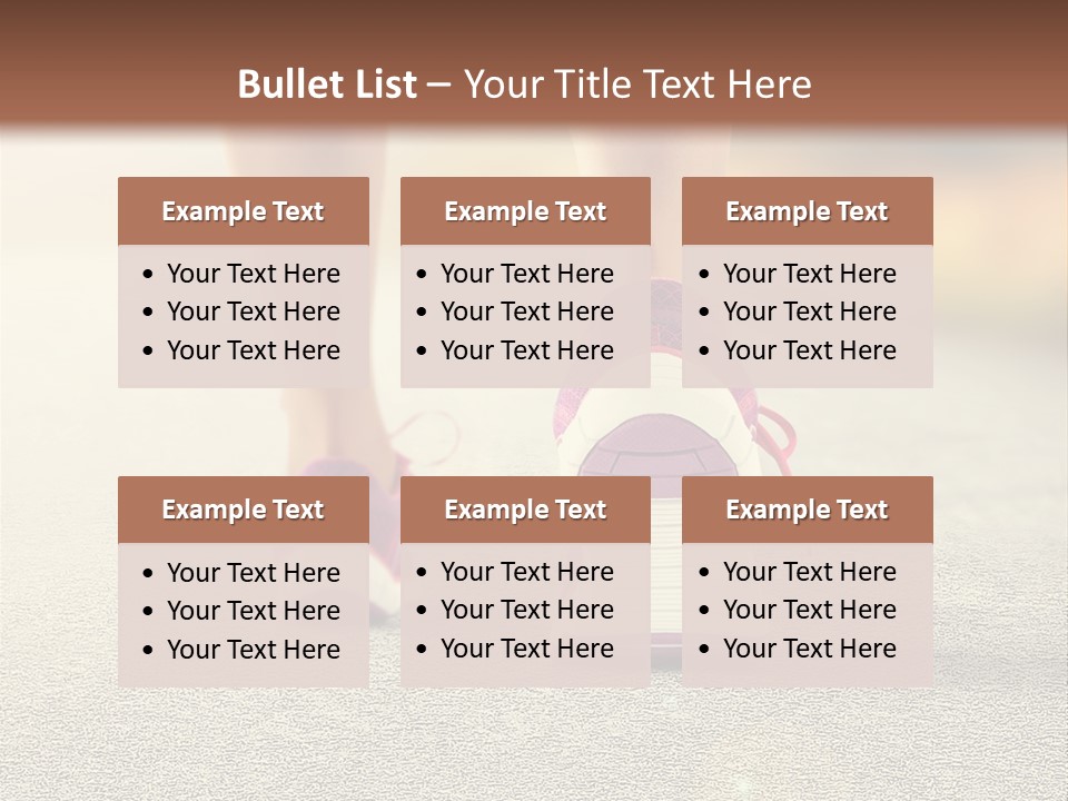 A Woman's Feet Walking Down A Road With A Pink Shoe PowerPoint Template