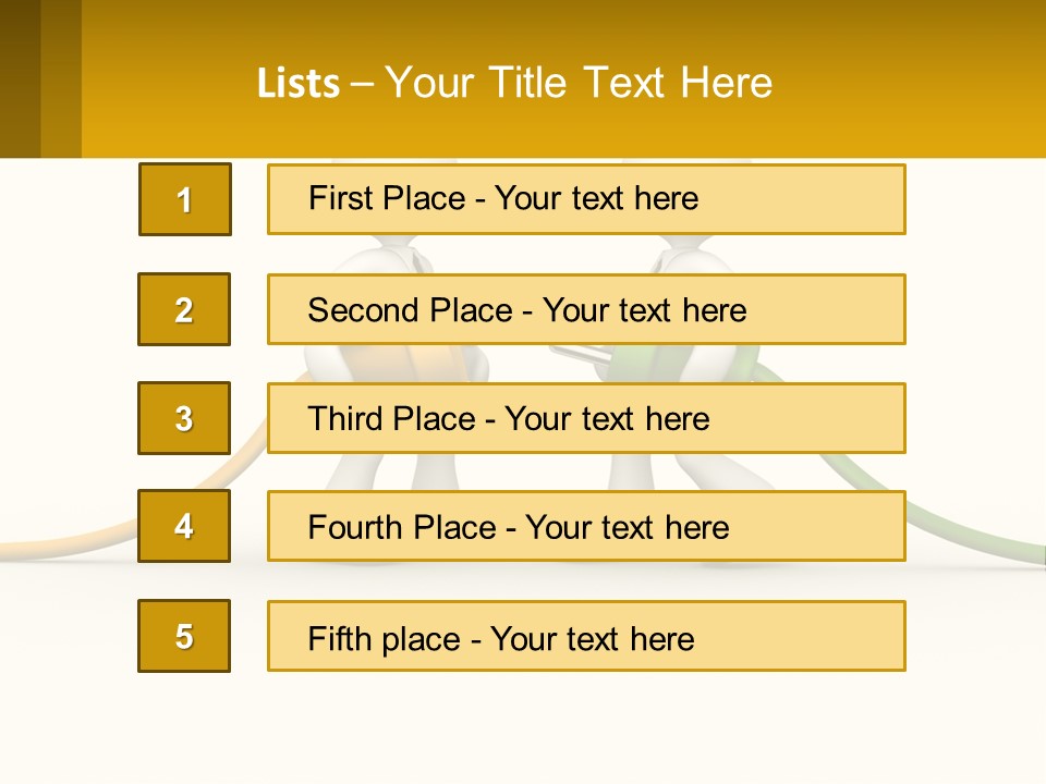 Two People With A Hose Connected To Each Other PowerPoint Template