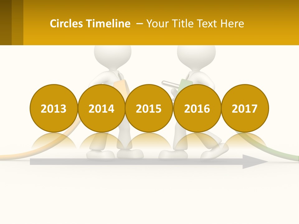 Two People With A Hose Connected To Each Other PowerPoint Template