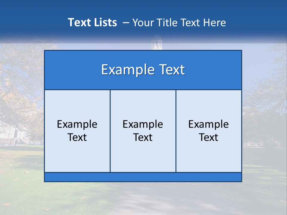 A Large Building With A Clock Tower In The Middle Of It PowerPoint Template