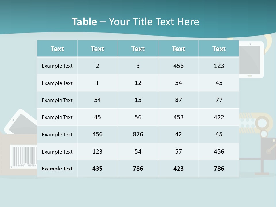 A Powerpoint Presentation With A Conveyor Belt PowerPoint Template