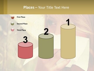 A Woman Wearing A Hat And Holding A Napkin To Her Mouth PowerPoint Template