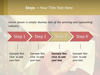 A Woman Wearing A Hat And Holding A Napkin To Her Mouth PowerPoint Template