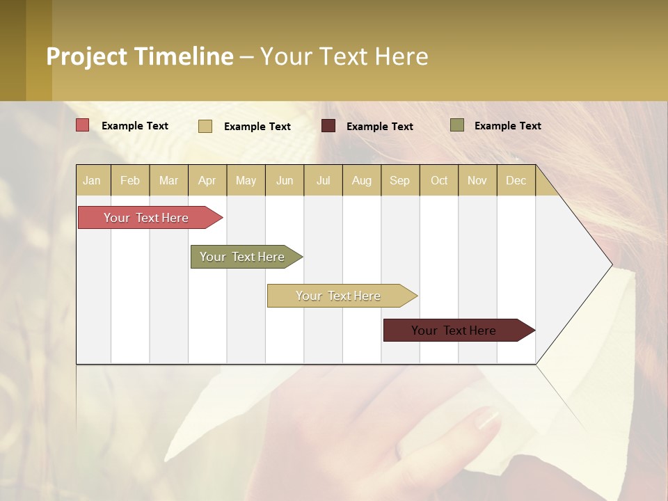 A Woman Wearing A Hat And Holding A Napkin To Her Mouth PowerPoint Template
