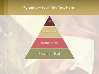 A Woman Wearing A Hat And Holding A Napkin To Her Mouth PowerPoint Template