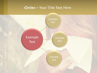 A Woman Wearing A Hat And Holding A Napkin To Her Mouth PowerPoint Template