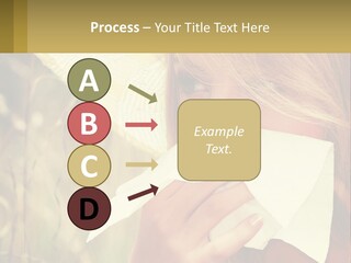 A Woman Wearing A Hat And Holding A Napkin To Her Mouth PowerPoint Template