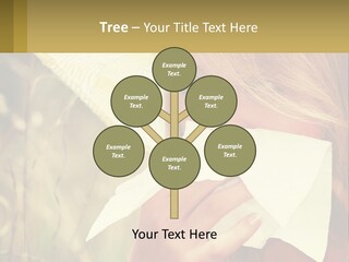 A Woman Wearing A Hat And Holding A Napkin To Her Mouth PowerPoint Template