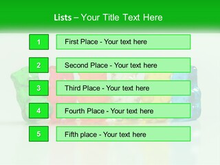 A Group Of Gummy Bears Sitting Next To Each Other PowerPoint Template