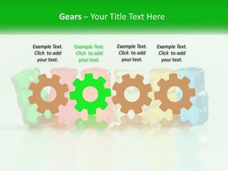 A Group Of Gummy Bears Sitting Next To Each Other PowerPoint Template