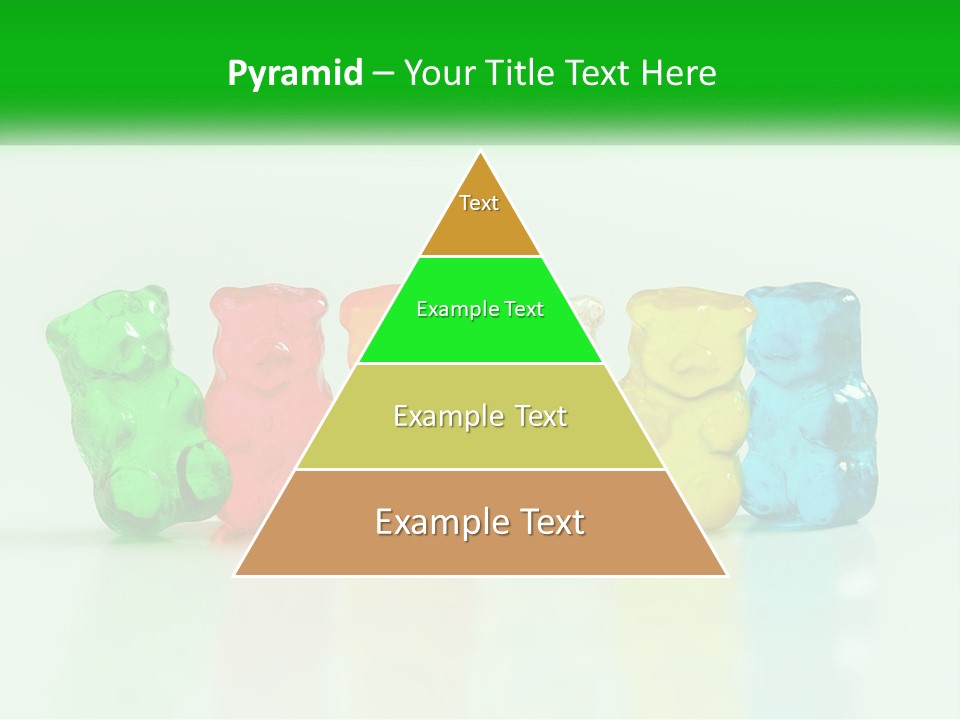 A Group Of Gummy Bears Sitting Next To Each Other PowerPoint Template