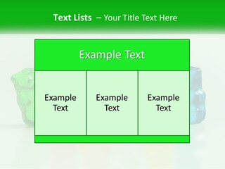 A Group Of Gummy Bears Sitting Next To Each Other PowerPoint Template