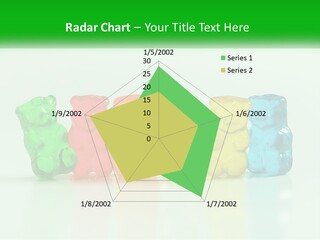 A Group Of Gummy Bears Sitting Next To Each Other PowerPoint Template