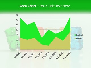 A Group Of Gummy Bears Sitting Next To Each Other PowerPoint Template