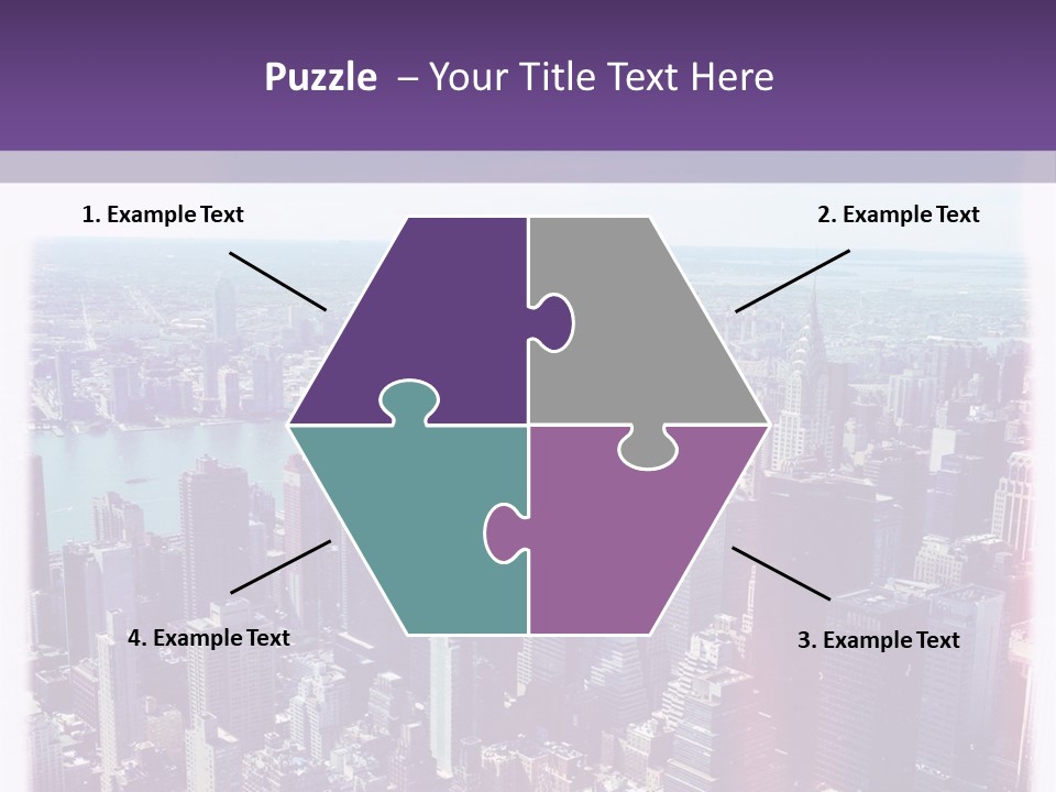 A Cityscape With Buildings And Water In The Background PowerPoint Template