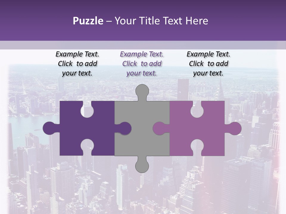 A Cityscape With Buildings And Water In The Background PowerPoint Template