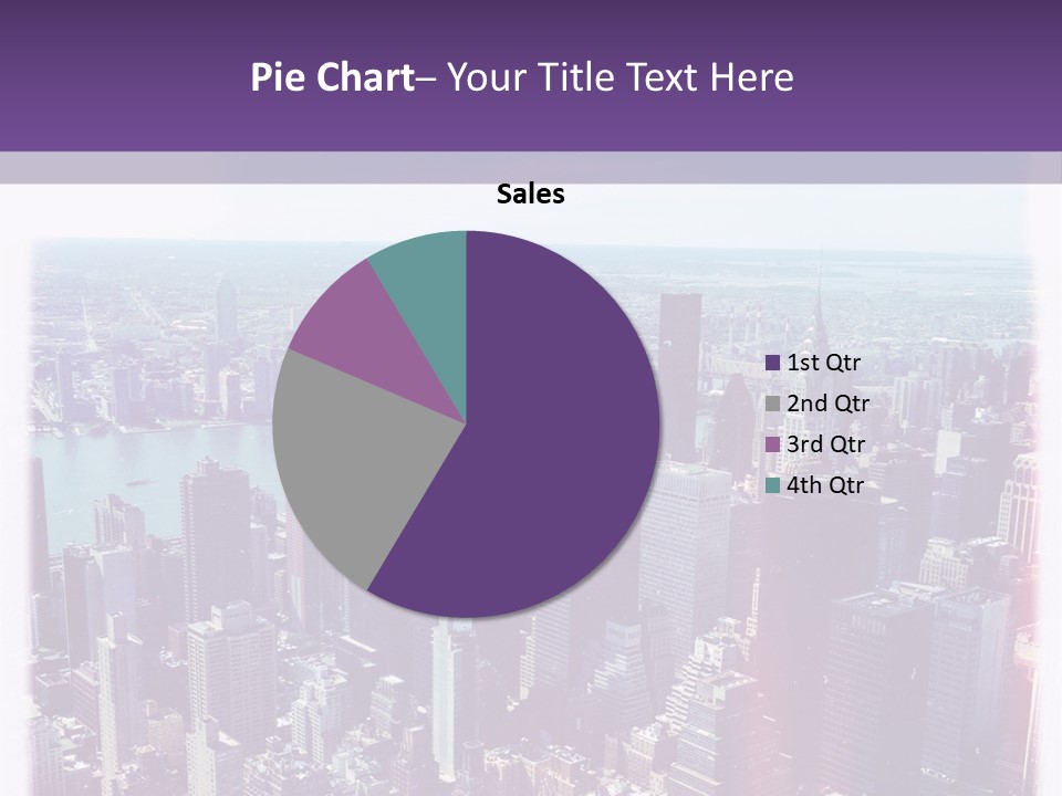 A Cityscape With Buildings And Water In The Background PowerPoint Template