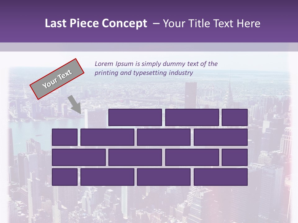 A Cityscape With Buildings And Water In The Background PowerPoint Template