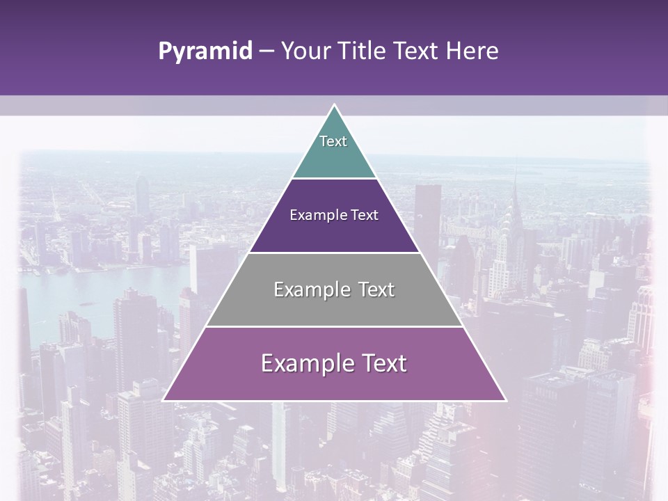 A Cityscape With Buildings And Water In The Background PowerPoint Template