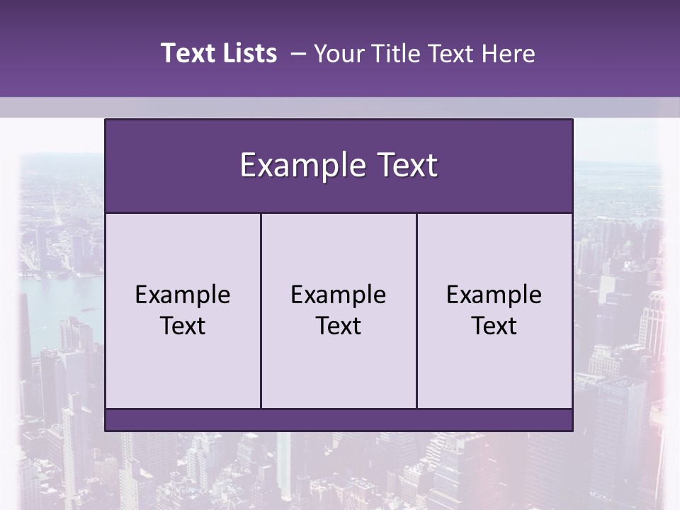 A Cityscape With Buildings And Water In The Background PowerPoint Template