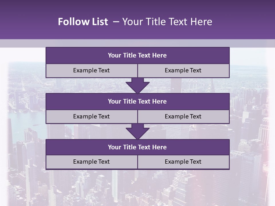 A Cityscape With Buildings And Water In The Background PowerPoint Template