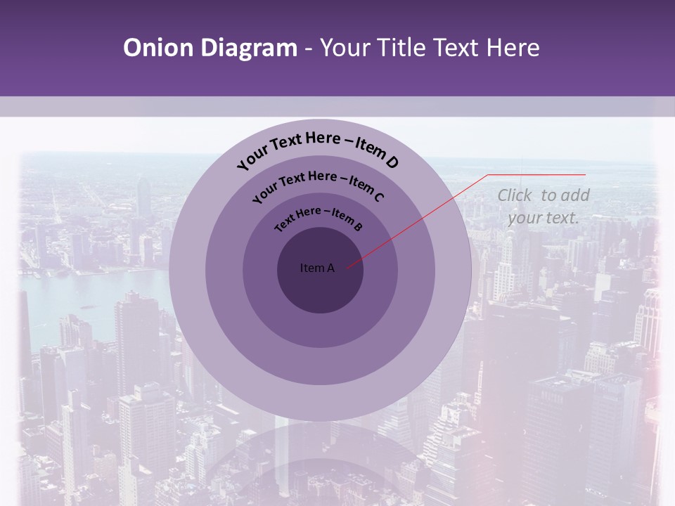 A Cityscape With Buildings And Water In The Background PowerPoint Template