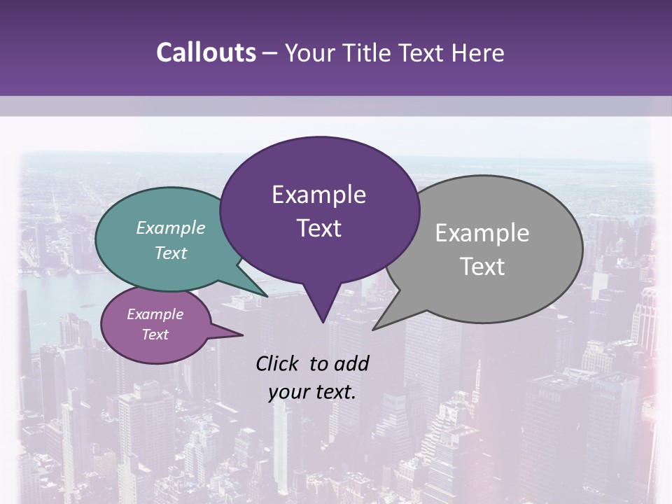 A Cityscape With Buildings And Water In The Background PowerPoint Template