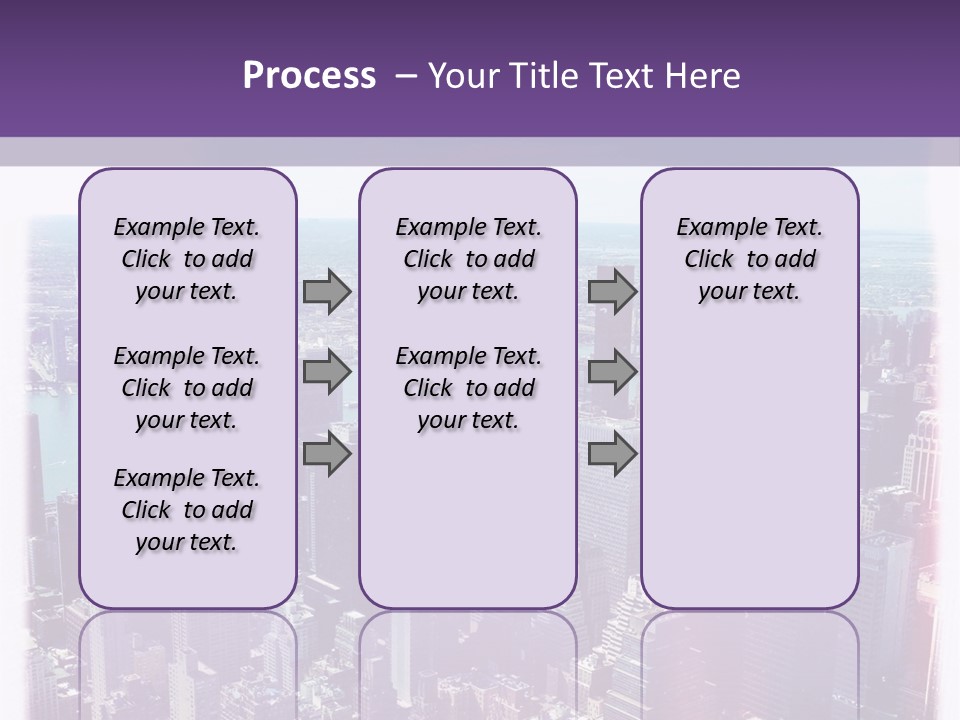 A Cityscape With Buildings And Water In The Background PowerPoint Template